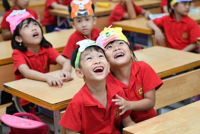 Hoạt động được các bạn nhỏ hào hứng tham gia.