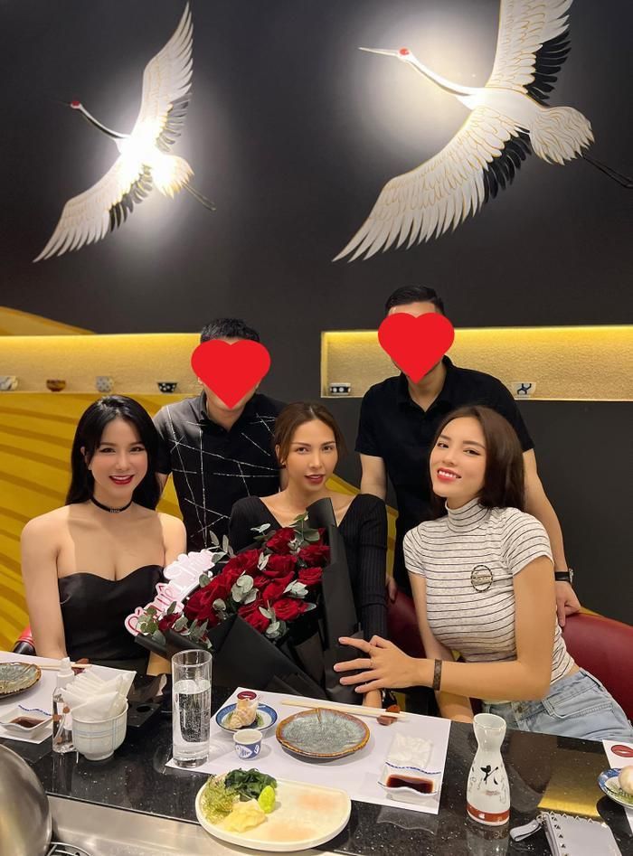 Minh Triệu - Kỳ Duyên đã quen biết một thời gian dài với Diệp Lâm Anh. Cả hai thường qua lại, có mặt trong những dịp đặc biệt của cựu người mẫu