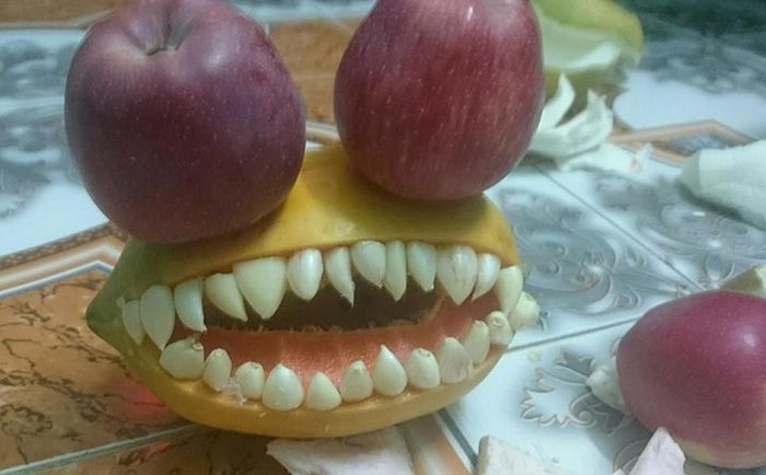 Sức sáng tạo vô biên nhưng nhìn hình ảnh này chắc phải có bé khóc thét.