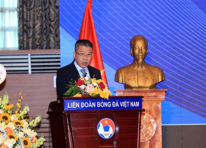 Ông Khiev Sameth tin tưởng ĐT Việt Nam có thể tham dự World Cup 2026 (Ảnh: VFF)