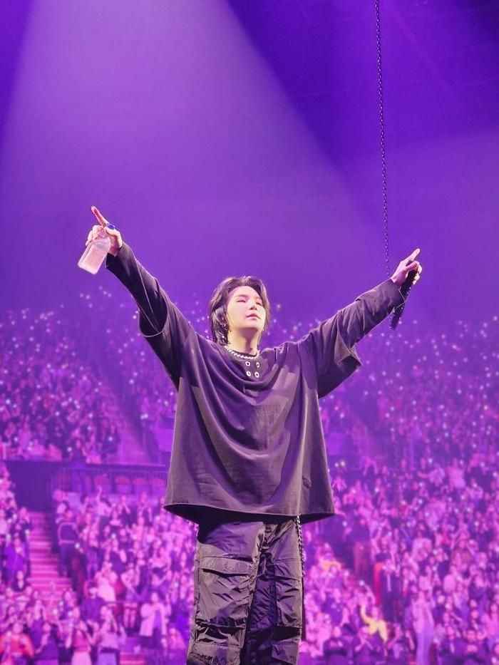 Ảnh chụp trong đêm nhạc diễn ra tại Thủ đô Jakarta (Indonesia) trong của tour diễn Agust D Tour của Suga (BTS) bằng Galaxy S23 Ultra. Ảnh: Samsung Mobile Press