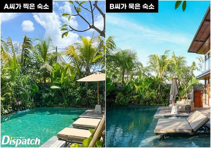 Chỗ ở của cô A và cô B trong chuyến đi Bali do Seungri sắp xếp giống nhau đến ngỡ ngàng