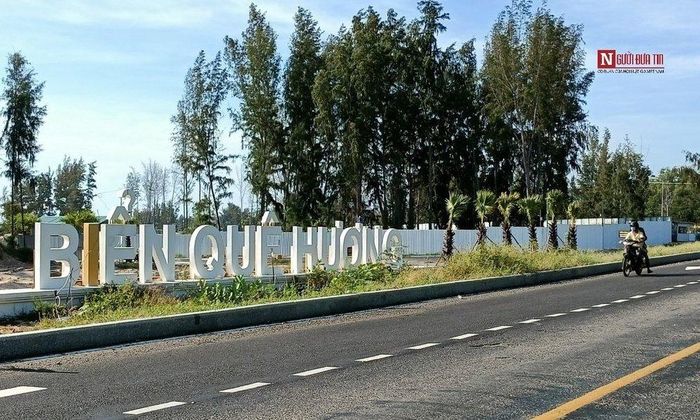 Dự án Biển Quê Hương ở bị Bộ Công an kiểm tra vào tháng 3/2022.