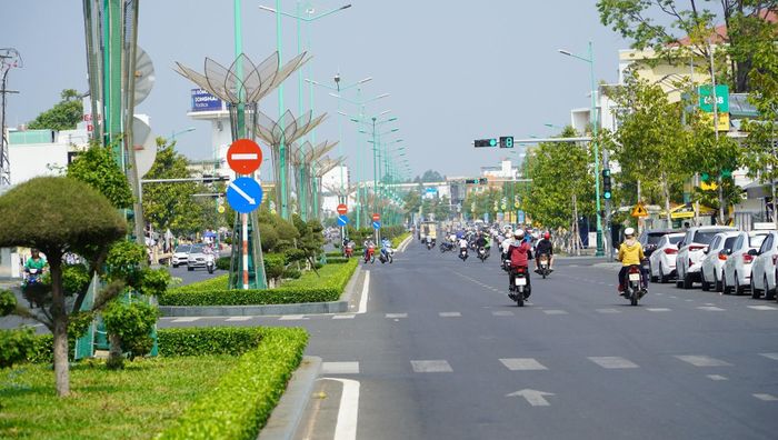 Dự án đường Lê Duẩn bị Cơ quan CSĐT Công an Bình Thuận ra quyết định khởi tố vào cuối năm 2021. (Ảnh: Đắc Phú).