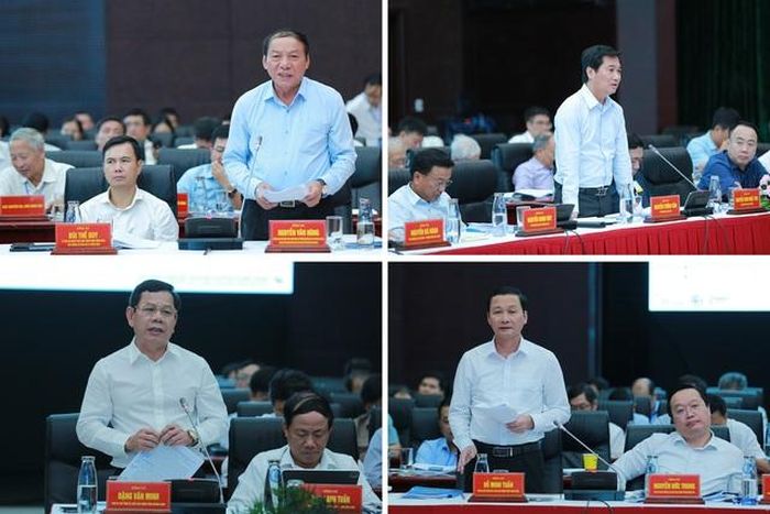 Lãnh đạo các bộ, ngành, địa phương phát biểu tại phiên họp - Ảnh: VGP/Minh Khôi