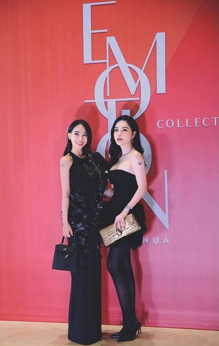 Chụp ảnh cùng Mina Phạm, nữ đại gia không hề bị lép vé nhan sắc, thậm chí còn nổi bật hơn.
