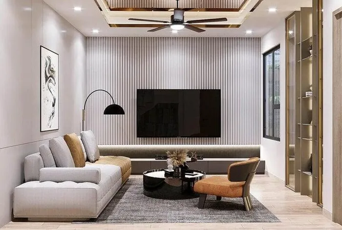 Mẫu phòng khách nhà mái Nhật đẹp nhất năm nay