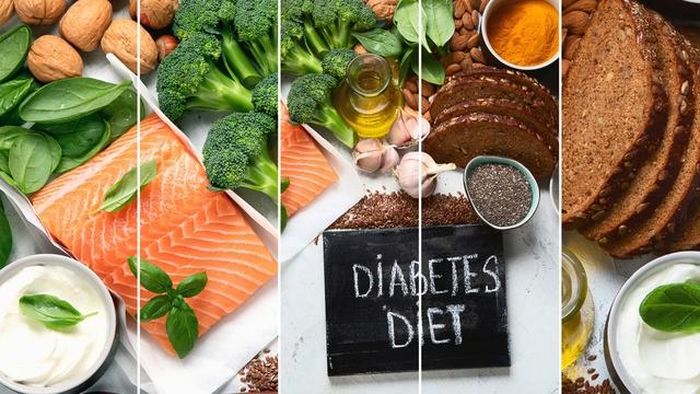 Cá, rau quả và các thực phẩm nguyên cám rất tốt đối với người mắc bệnh tiểu đường.