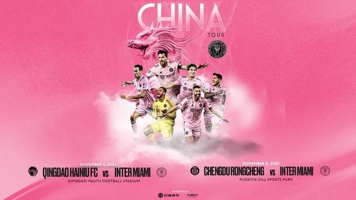 Poster về chuyến du đấu Trung Quốc của Inter Miami