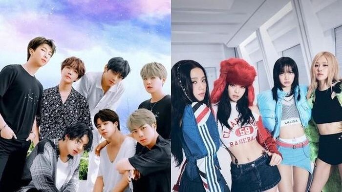 Blackpink và BTS chia nhau những thứ hạng cao ấn tượng