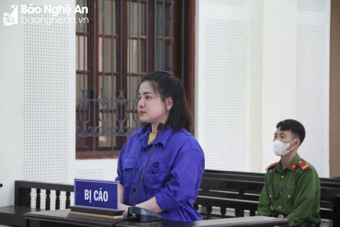  Bị cáo Thái Thị Phương Anh lĩnh án 14 năm tù. Ảnh tư liệu Trần Vũ 