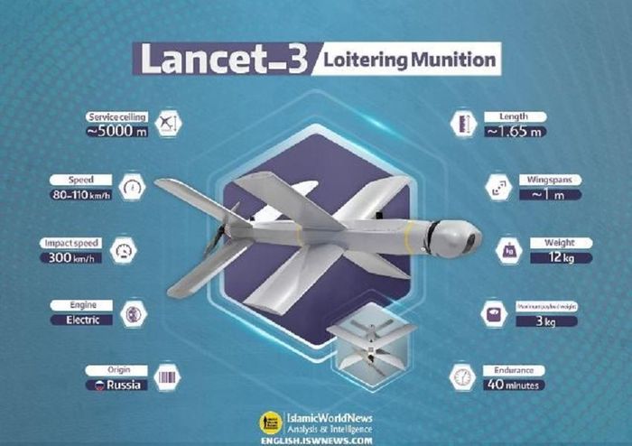 Cần lưu ý rằng các phiên bản trước của UAV cảm tử Lancet không "chạm mặt" được pháo tự hành CAESAR, khi chúng có tầm hoạt động tương đồng ở mức 40 km.