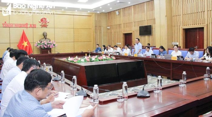 Toàn cảnh cuộc làm việc. Ảnh: M.H