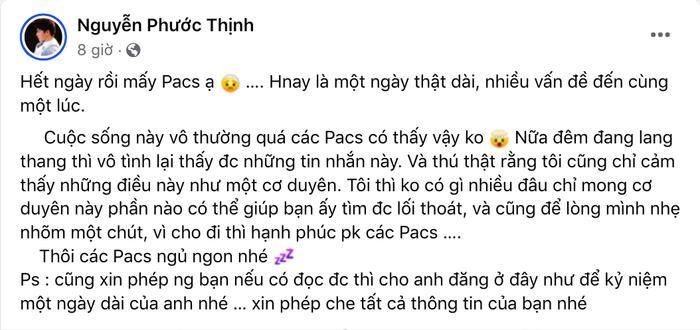 Bài đăng của Noo Phước Thịnh.