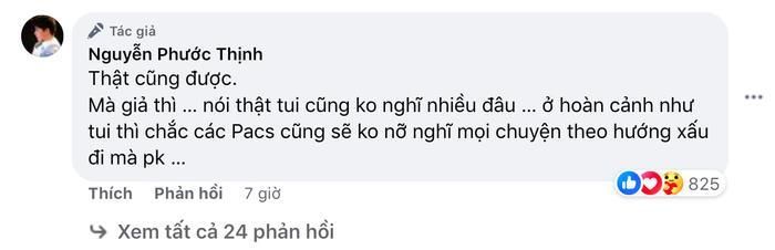 Nam ca sĩ không quan tâm đến chuyện thật giả.