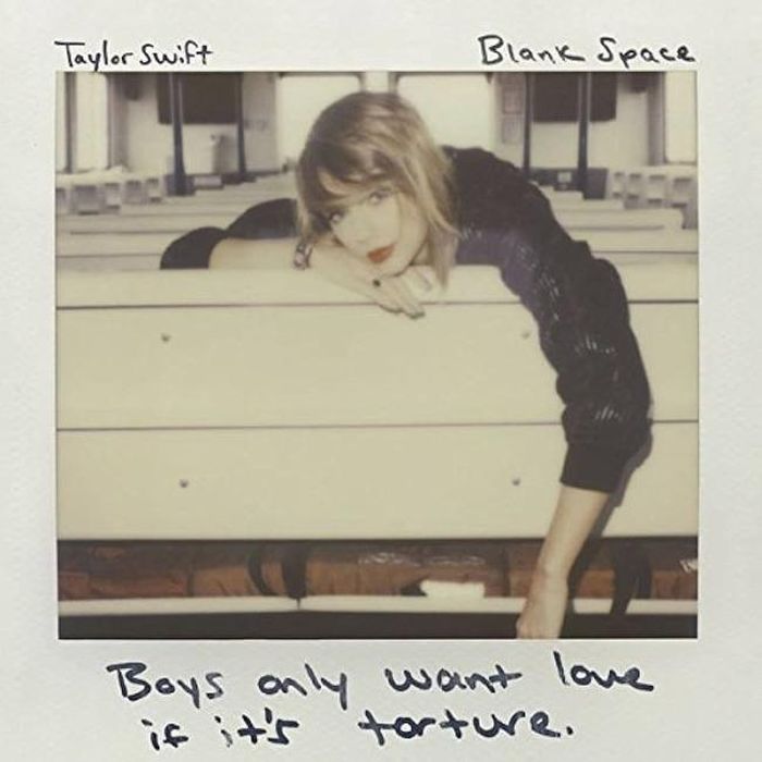 Taylor Swift trên bìa đĩa đơn “Blank Space”