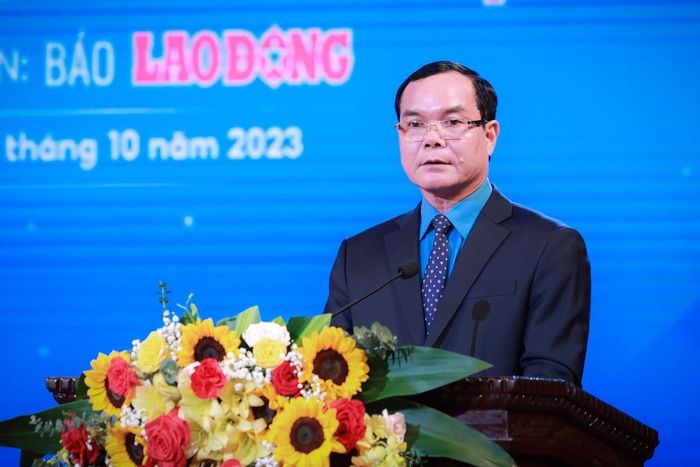 Chủ tịch Tổng LĐLĐ Việt Nam Nguyễn Đình Khang. Ảnh: NH