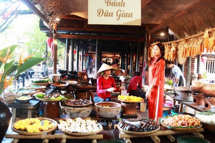 Khu vực bánh dân gian