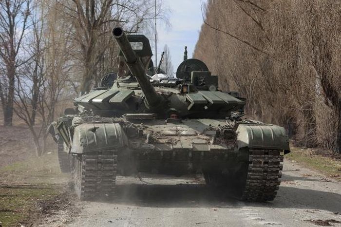 Xe tăng T-90 được quân đội Nga sử dụng ở chiến trường Ukraine.