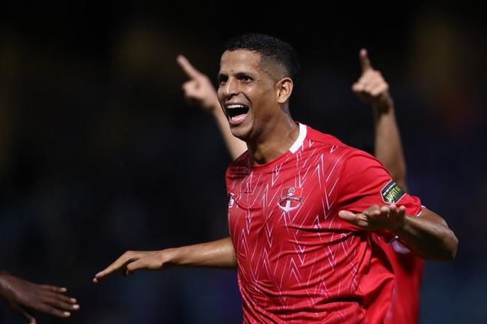 Lucao lập hat-trick vào lưới CLB Hà Nội giúp CLB Hải Phòng giành thắng lợi 5-3 chung cuộc (Ảnh: Hoàng Linh)
