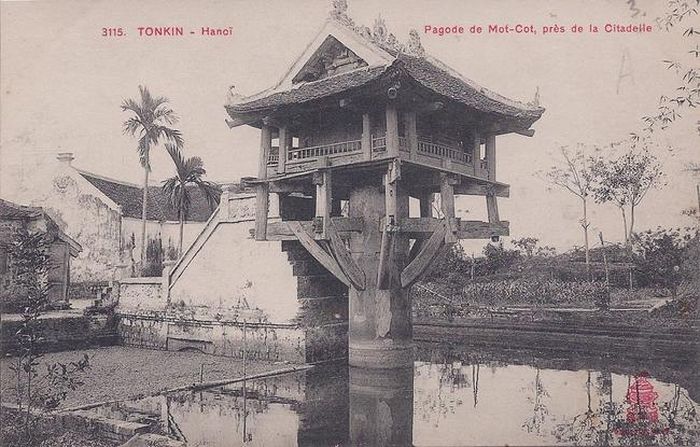Chùa Một Cột trên bưu ảnh của Dieulefils