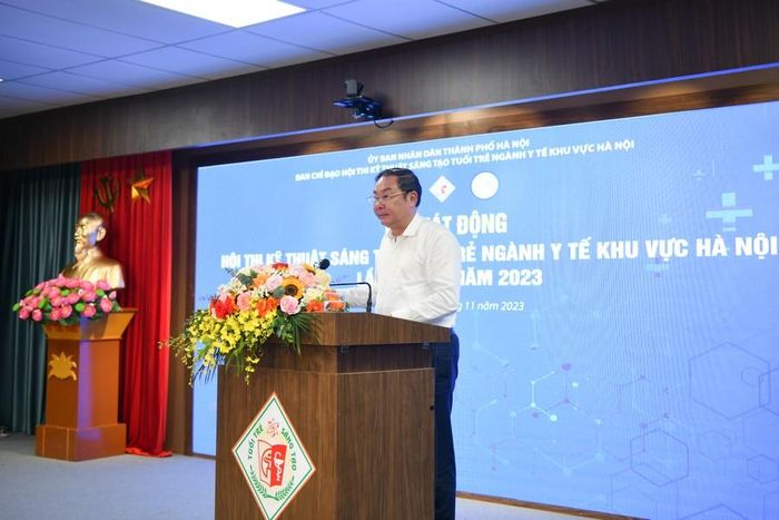 Phó Chủ tịch Thường trực UBND thành phố Hà Nội Lê Hồng Sơn phát biểu tại lễ phát động.