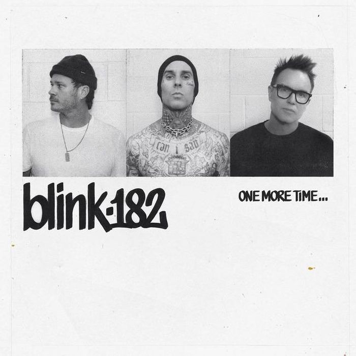 Các thành viên Blink-182 trên bìa album “One More Time…”