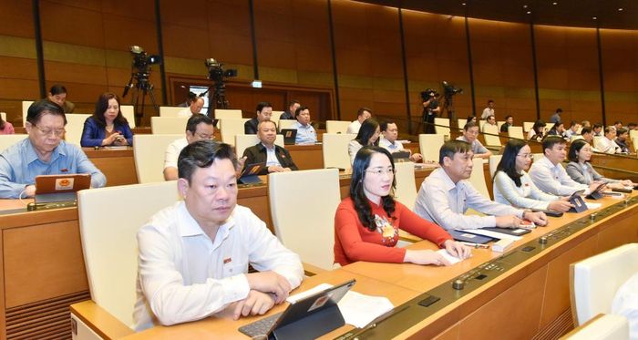 Các đại biểu Quốc hội tại phiên chất vấn và trả lời chất vấn