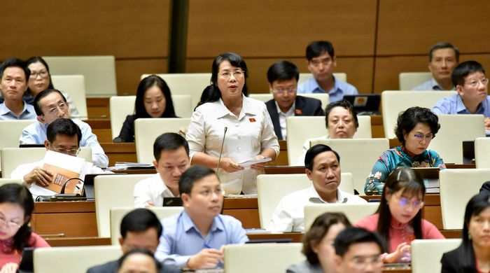 Đại biểu Quốc hội Trần Kim Yến (TP. Hồ Chí Minh) chất vấn