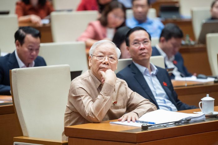 Tổng Bí thư Nguyễn Phú Trọng dự phiên chất vấn và trả lời chất vấn
