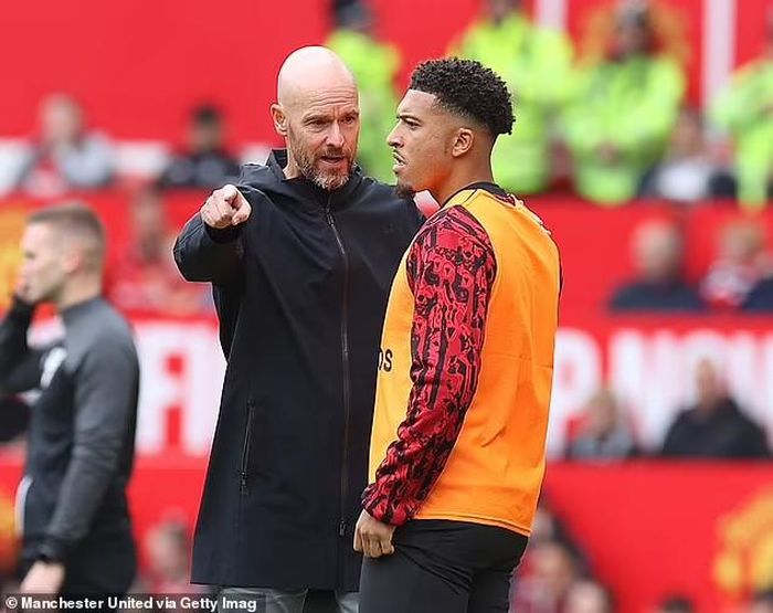 Jadon Sancho có vẻ sẽ rời Old Trafford trong kỳ chuyển nhượng sắp tới. Ảnh: Getty Images
