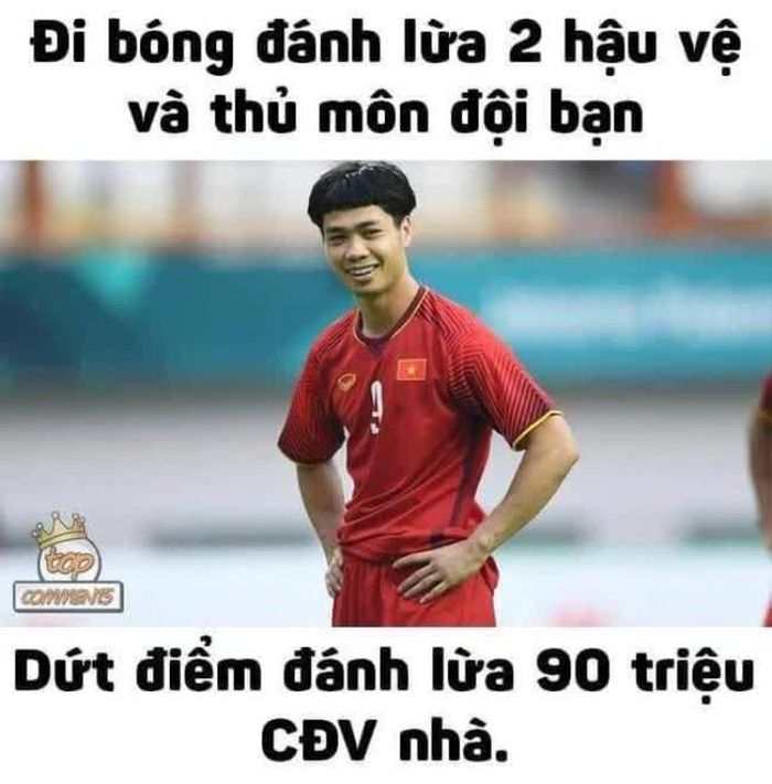 Công Phượng từng gây bão trên mạng xã hội về pha bỏ lỡ