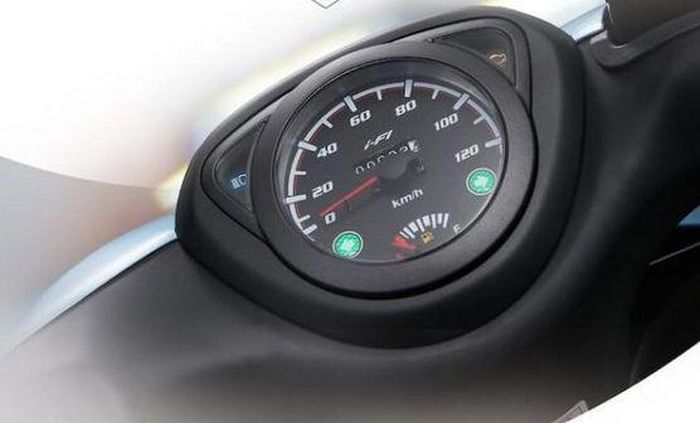  Cụm đồng hồ của xe. 