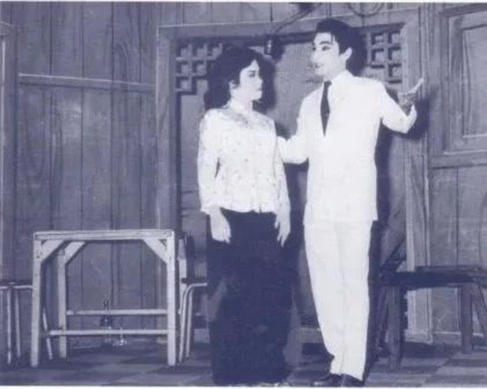 Thành Được và Út Bạch Lan trong vở "Nửa đời hương phấn"