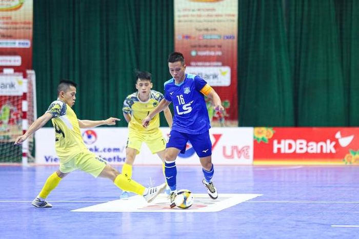 Đội trưởng Đức Hòa là ứng viên sáng giá cho danh hiệu Quả bóng vàng futsal 2023. Ảnh: TV