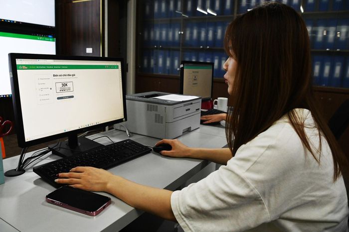 Thời gian của mỗi cuộc đấu giá biển số sẽ được rút ngắn còn 30 phút