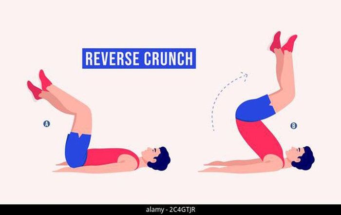  Nhiều chị em đau đầu vì phần bụng dưới to thì đừng bỏ qua động tác này. 
