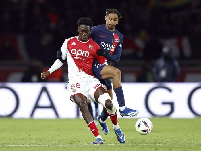 Đội khách Monaco gây ra không ít khó khăn cho PSG