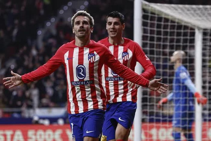 Antoine Griezmann tiếp tục đóng vai người hùng của Atletico Madrid ở mùa giải này