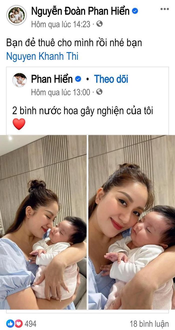 Phan Hiển tự hào vì các con giống mình