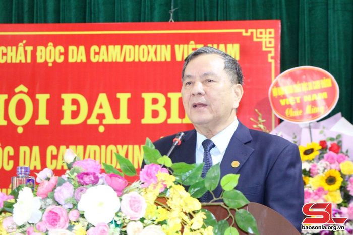 Ông Nguyễn Văn Khanh phát biểu tại Đại hội