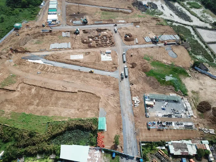  Dự án đang được triển khai thi công xây dựng các hạng mục. 