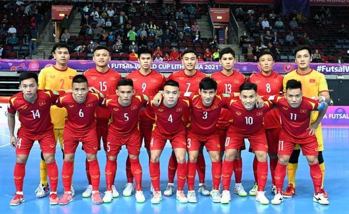 Đội hình ĐT Việt Nam tại VCK FIFA Futsal World Cup 2021 - Ảnh VFF