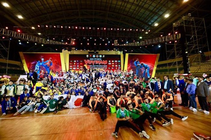 Thành công của giải là quảng bá mạnh môn thể thao truyền thống của dân tộc Việt Nam ra bạn bè năm châu. Ảnh: GL