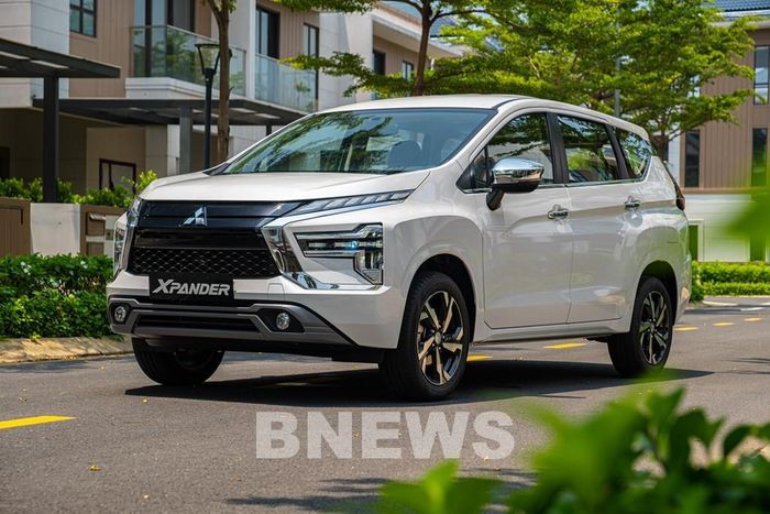 MPV Xpander - mẫu xe bán chạy nhất của Mitsubishi Việt Nam hàng tháng. Ảnh: BNEWS/TTXVN phát