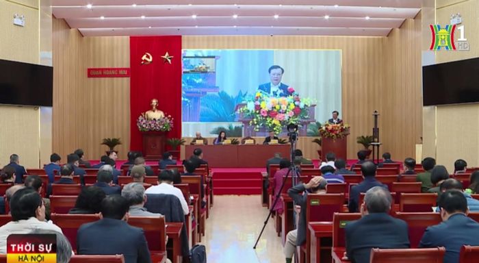 Ủy viên Bộ Chính trị, Bí thư Thành ủy Đinh Tiến Dũng - Trưởng đoàn Đại biểu quốc hội Thành phố Hà Nội đã thông tin về kết quả kỳ họp thứ 6, Quốc hội khóa XV