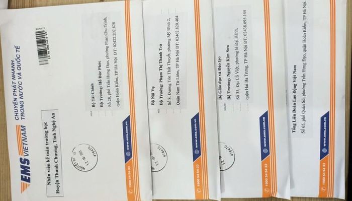 Tâm thư của đội ngũ nhân viên kế toán trường học gửi các ban ngành chức năng. Ảnh: NVCC