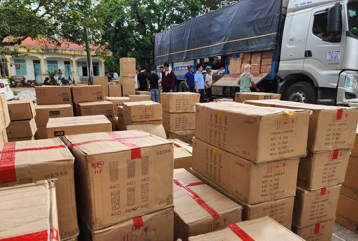 Lô hàng lậu lớn nhất mà Đội Quản lý thị trường số 2 bắt giữ.