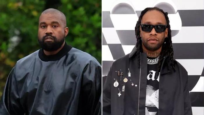 Rapper Ye và Ty Dolla $ign (phải)