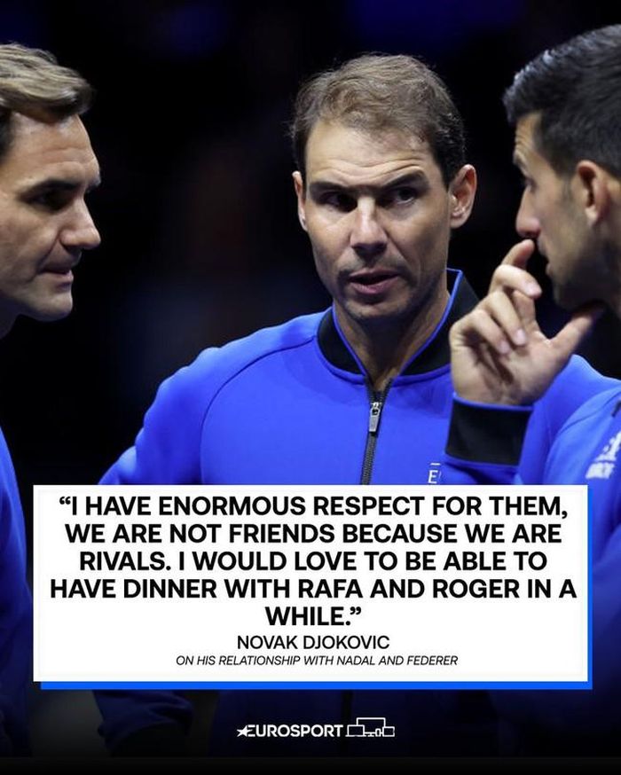 Djokovic thừa nhận mình đã giữ khoảng cách với Federer và Nadal